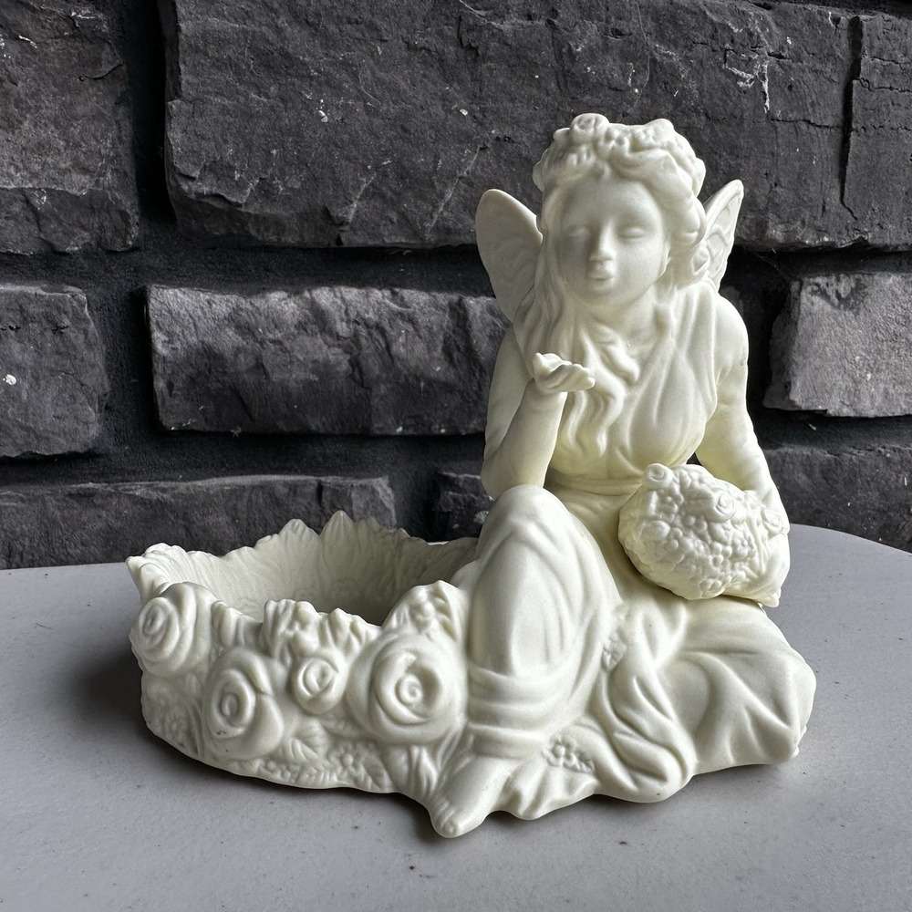 VTG PartyLite Ariana's Garden Fairy Tealight Candle Holder Whimsigoth Celestial